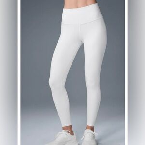 Alo yoga airbrush 7/8 leggings white XL